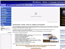 Tablet Screenshot of gitarrengriffe-online.de